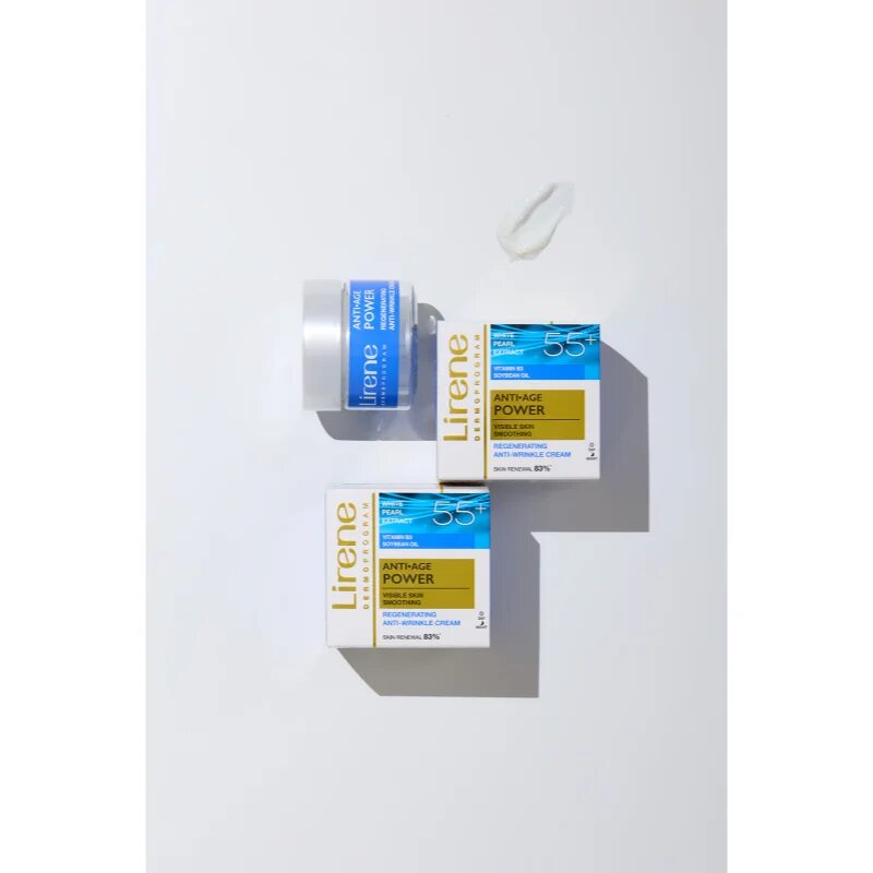 Lirene Anti Age Power intenzivní omlazující krém s protivráskovým účinkem 55+ 50 ml