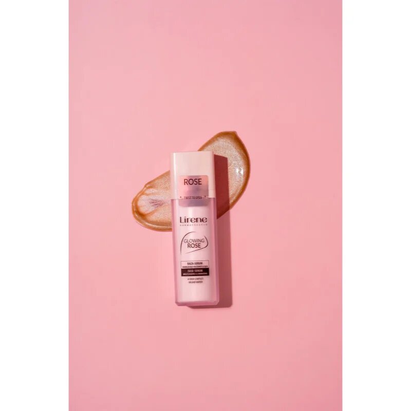 Lirene Base Glowing Rose rozjasňující podkladové sérum 30 ml