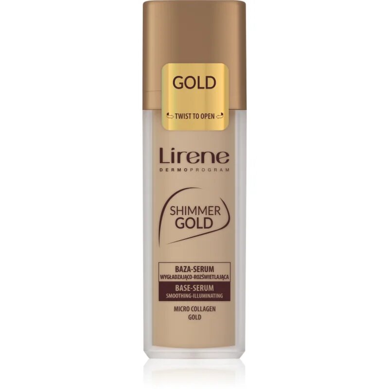 Lirene Base Shimmer Gold rozjasňující podkladové sérum 30 ml