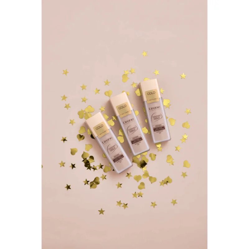 Lirene Base Shimmer Gold rozjasňující podkladové sérum 30 ml