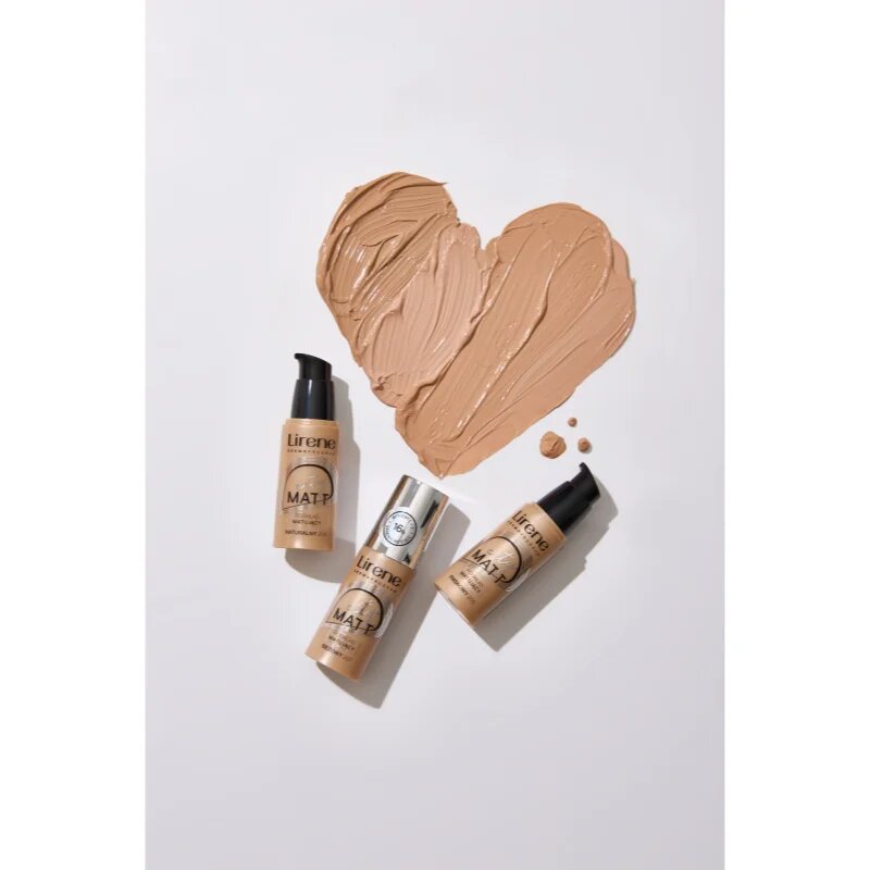 Lirene City Matt matující fluidní make-up s vyhlazujícím efektem odstín 203 Light 30 ml