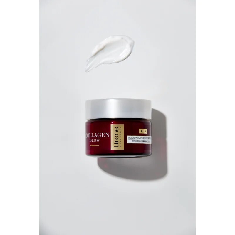 Lirene Collagen Glow 50+ vyhlazující krém pro zpevnění kontur obličeje 50 ml