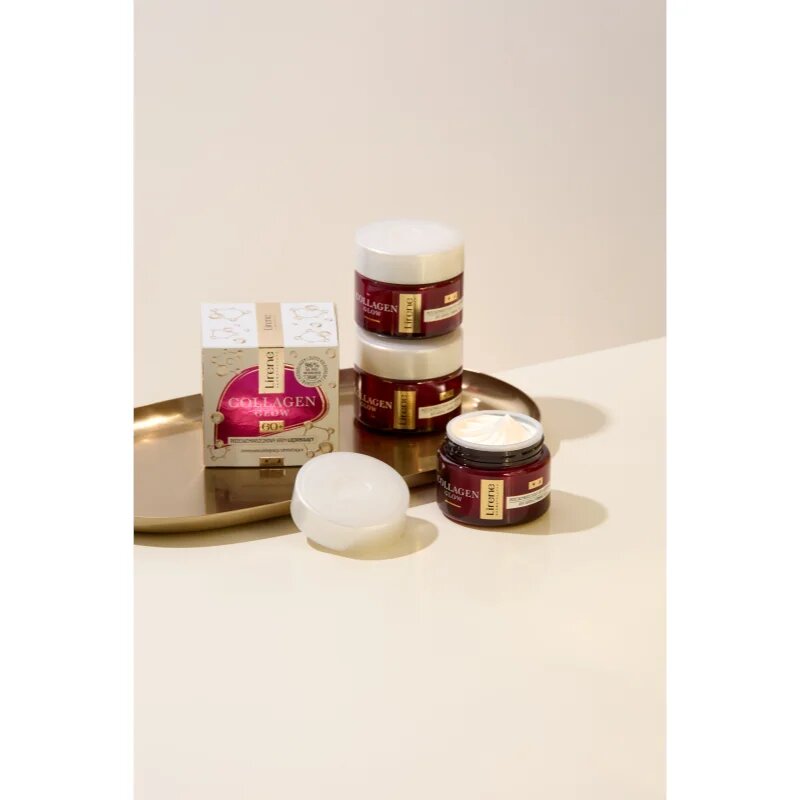 Lirene Collagen Glow 60+ vyhlazující a zpevňující péče pro zralou pleť 50 ml