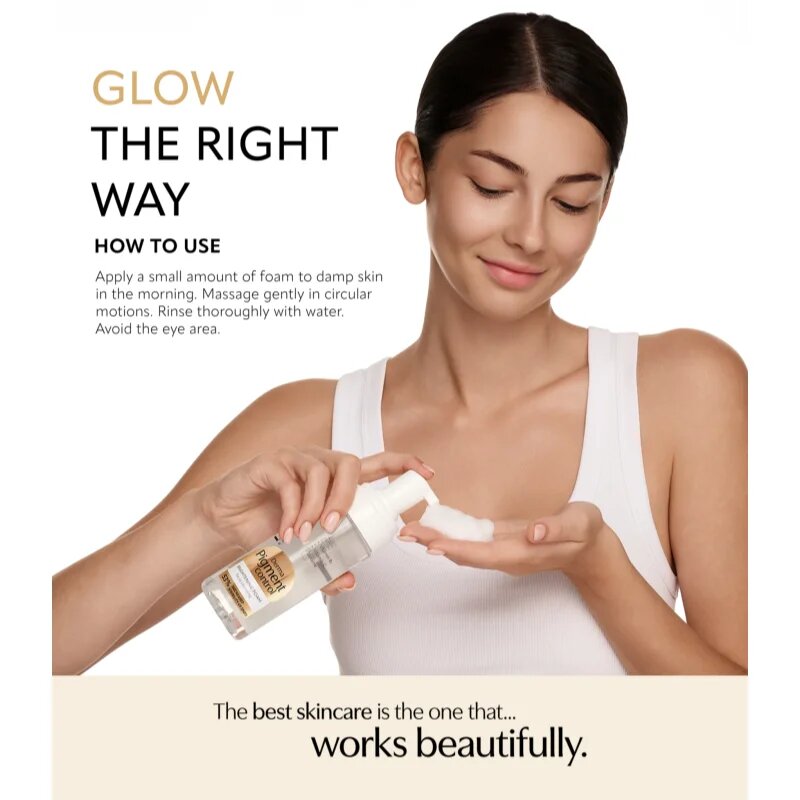 Lirene Derma Pigment Control Brightening Foam rozjasňující čisticí pěna pro pleť s hyperpigmentací 150 ml