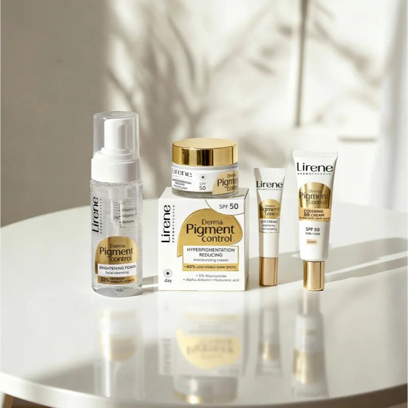 Lirene Derma Pigment Control Brightening Foam rozjasňující čisticí pěna pro pleť s hyperpigmentací 150 ml