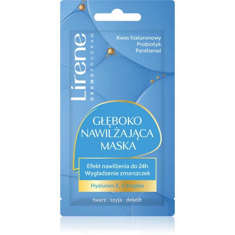 Lirene Face Mask Hyaluron-E Complex hloubkově hydratační maska 8 ml