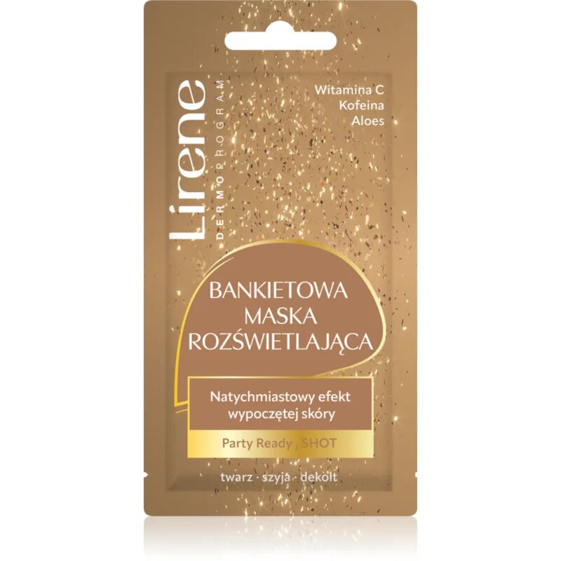 Lirene Face Mask Party Ready Shot rozjasňující maska 8 ml
