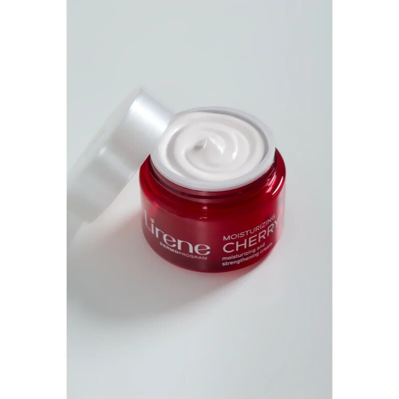 Lirene Hydration & Nourishment Moisturizing Cherry lehký osvěžující hydratační krém s třešní a citronem 50 ml