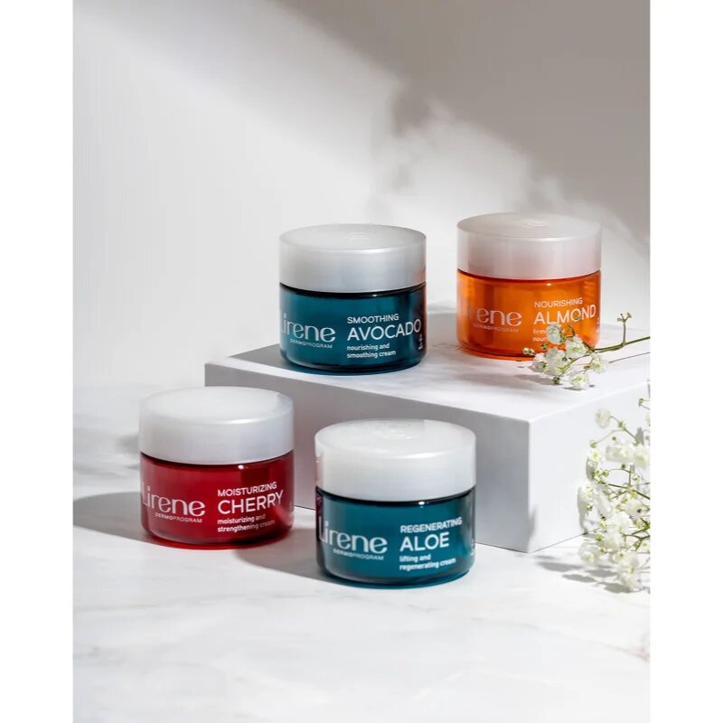 Lirene Hydration & Nourishment Regenerating Aloe regenerační liftingový krém s aloe vera a bambuckým máslem 50 ml