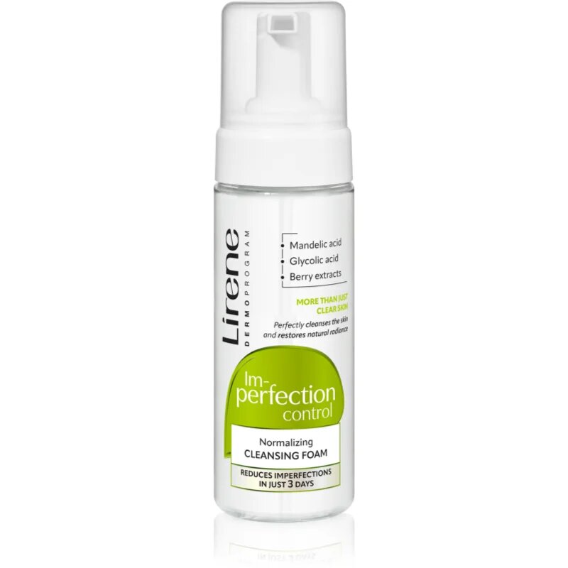 Lirene Imperfection Control Cleansing Foam čisticí pěna pro mastnou a problematickou pleť 150 ml
