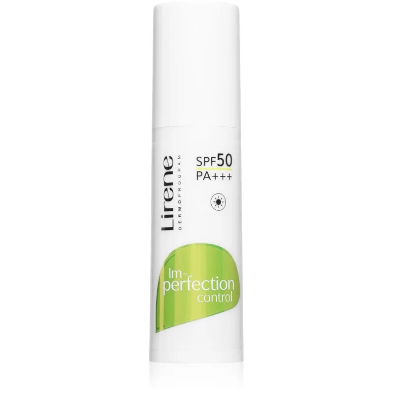 Lirene Imperfection Control Day Cream SPF 50 ochranný denní krém pro mastnou a smíšenou pleť SPF 50 40 ml