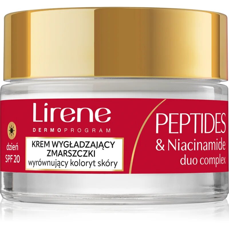 Lirene Peptides & Niacinamide Duo Complex 60+ zpevňující denní krém proti vráskám pro zralou pleť SPF 20 50 ml