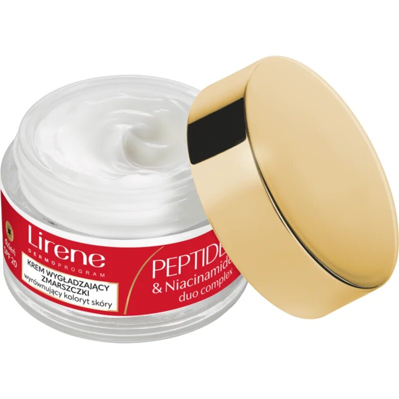 Lirene Peptides & Niacinamide Duo Complex 60+ zpevňující denní krém proti vráskám pro zralou pleť SPF 20 50 ml