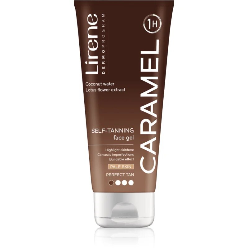 Lirene Perfect Tan samoopalovací gel na obličej 75 ml