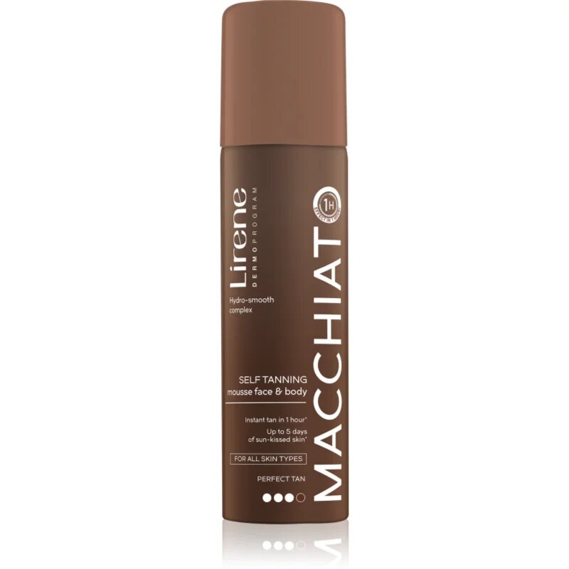 Lirene Perfect Tan samoopalovací pěna na obličej a tělo 150 ml