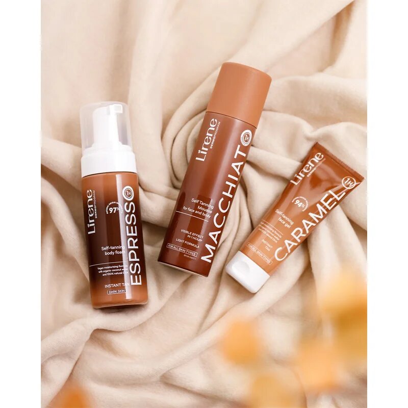 Lirene Perfect Tan samoopalovací pěna na obličej a tělo 150 ml