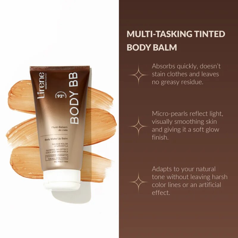 Lirene Perfect Tan tělový balzám pro okamžitý bronzový efekt 175 ml