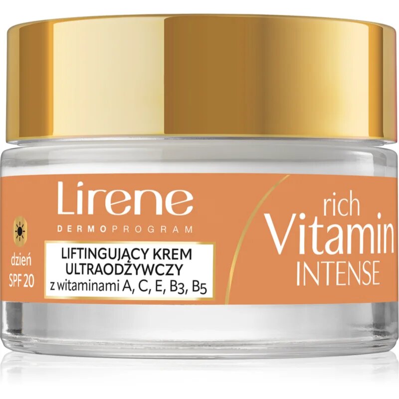 Lirene Rich Vitamin Intense 50+ zpevňující a liftingový denní krém SPF 20 50 ml