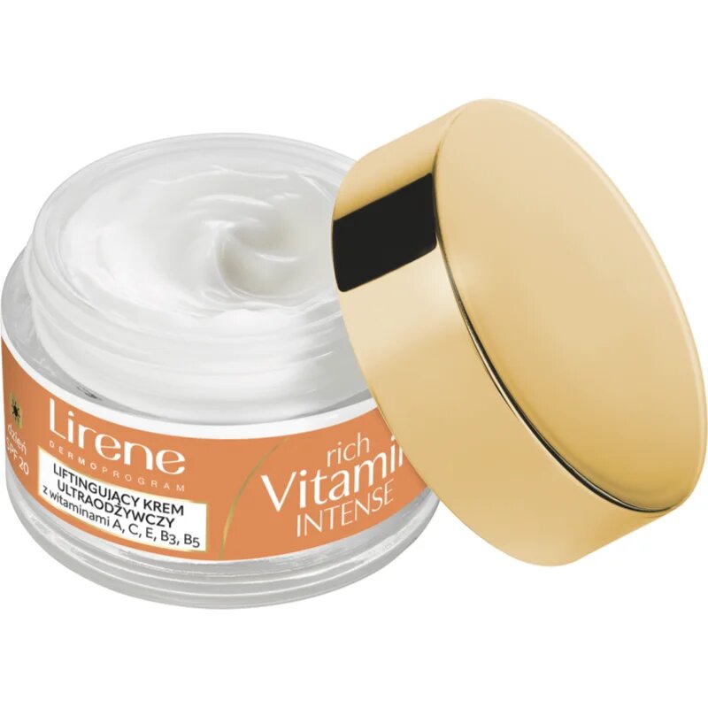Lirene Rich Vitamin Intense 50+ zpevňující a liftingový denní krém SPF 20 50 ml