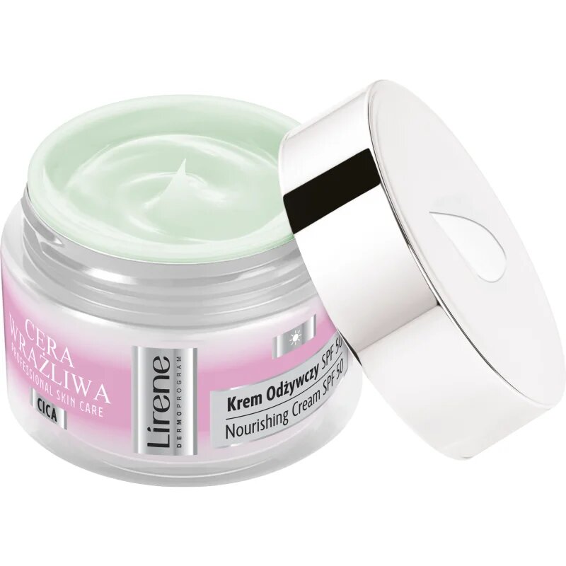 Lirene Sensitive skin hydratační krém pro citlivou pleť SPF 50 50 ml
