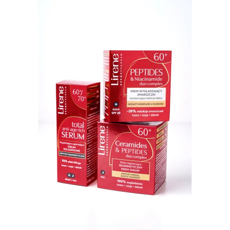 Lirene Total Anti-Age Rich Serum 60+ zpevňující sérum proti vráskám 30 ml