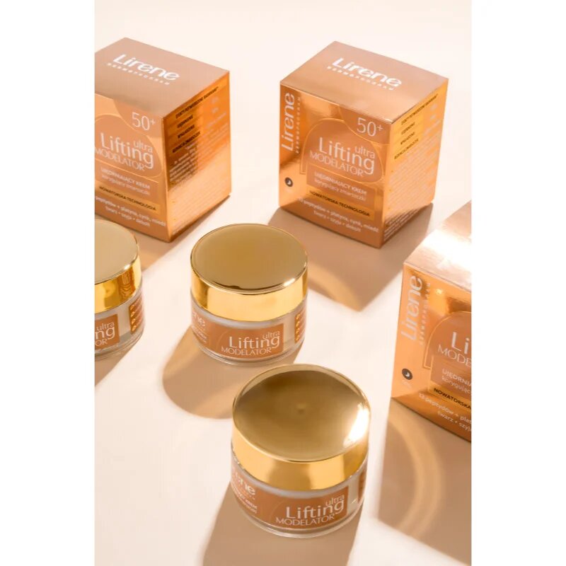 Lirene Ultra Lifting Modelator 50+ zpevňující noční krém pro korekci vrásek 50 ml