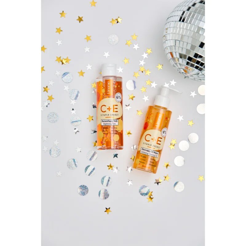 Lirene Vitamin Energy C+E exfoliační čisticí gel 145 ml