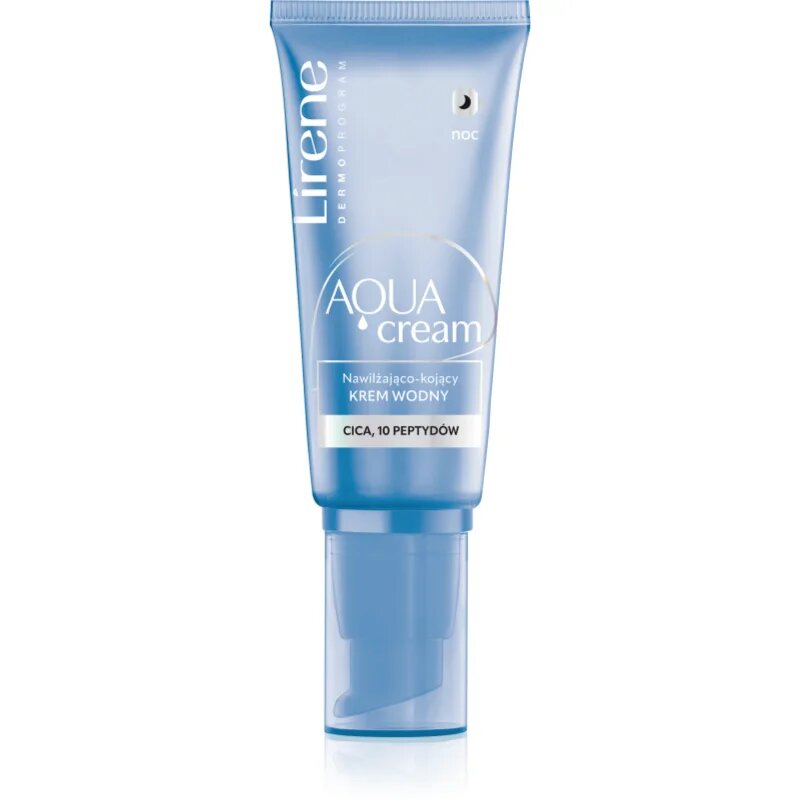Lirene Young Skin Aqua Cream hydratační noční krém 40 ml