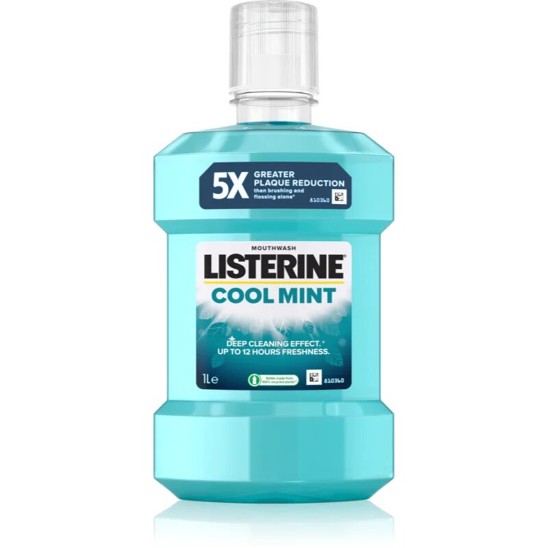 Listerine Cool Mint ústní voda pro svěží dech 1000 ml