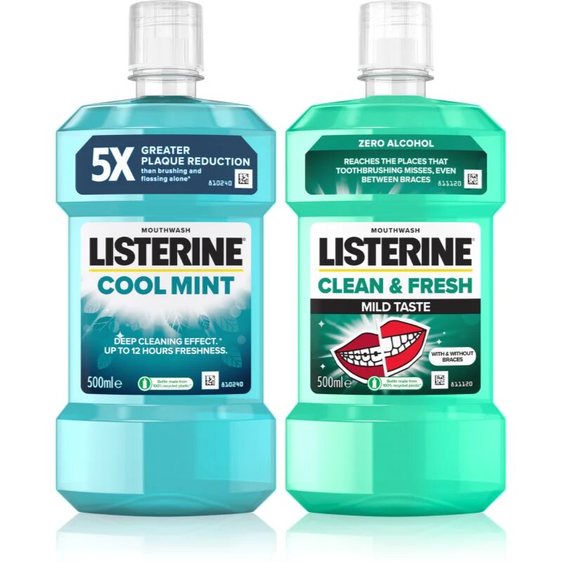 Listerine Duopack ústní voda výhodné balení