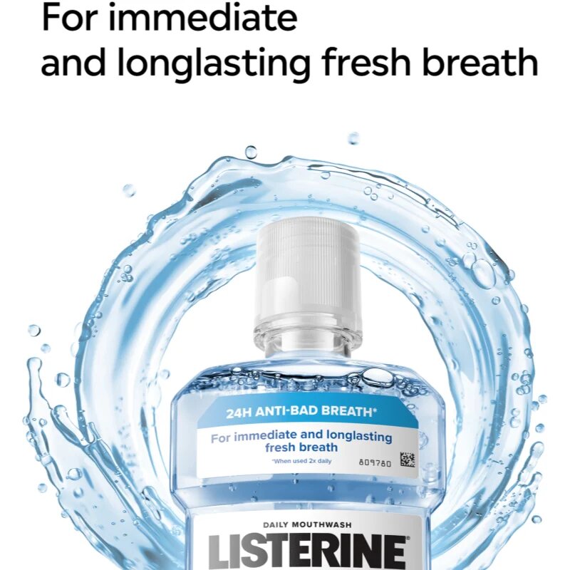 Listerine Professional Fresh Breath+ ústní voda pro svěží dech 500 ml