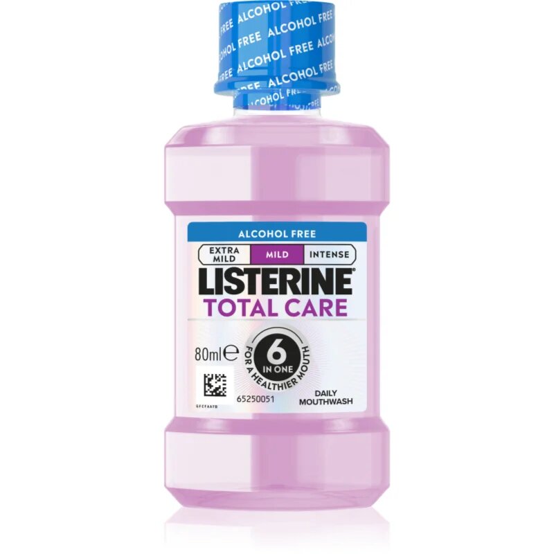 Listerine Total Care Mild ústní voda bez alkoholu 80 ml