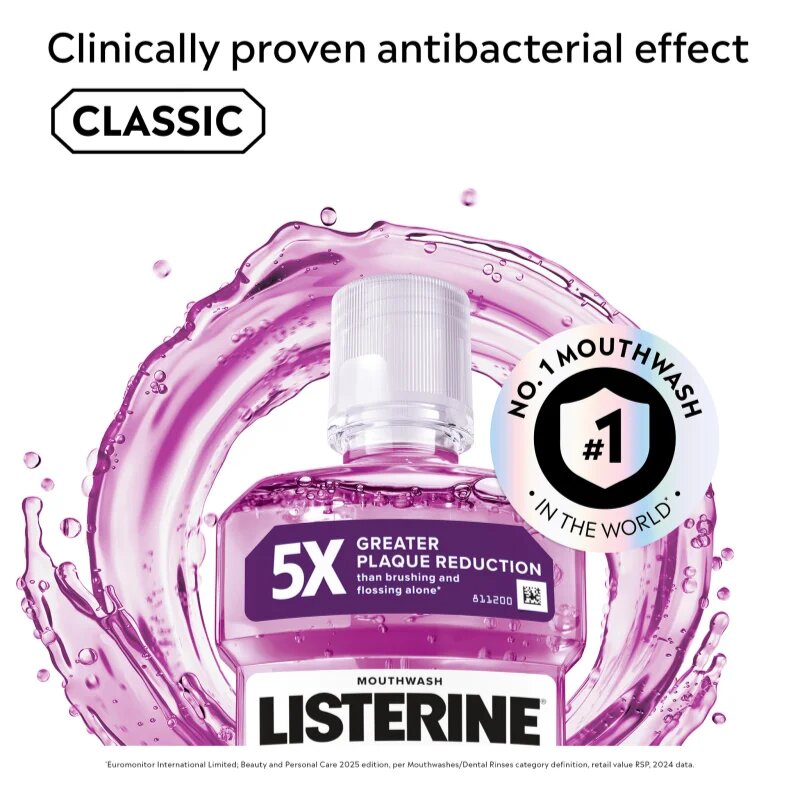 Listerine Total Care Teeth Protection ústní voda pro kompletní ochranu zubů 6 v 1 500 ml