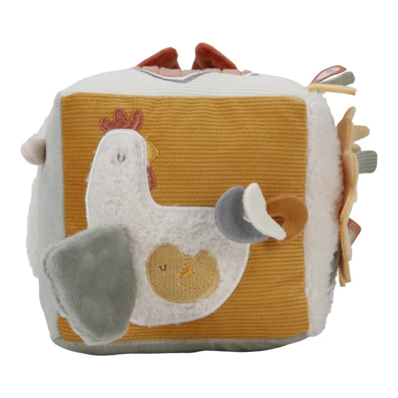 Little Dutch Little Farm Activity Cube aktivity hračka 1 ks