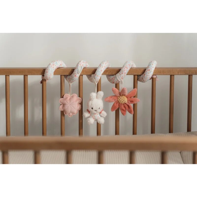 Little Dutch Miffy Fluffy Lucky Blossom Activity Spiral kontrastní závěsná hračka 0 m+ Pink 1 ks