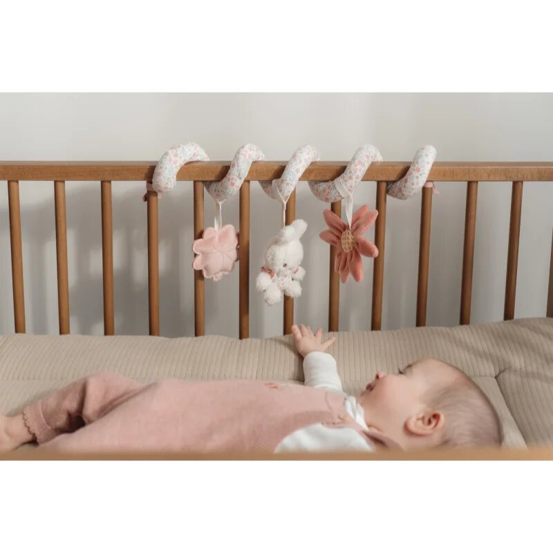 Little Dutch Miffy Fluffy Lucky Blossom Activity Spiral kontrastní závěsná hračka 0 m+ Pink 1 ks