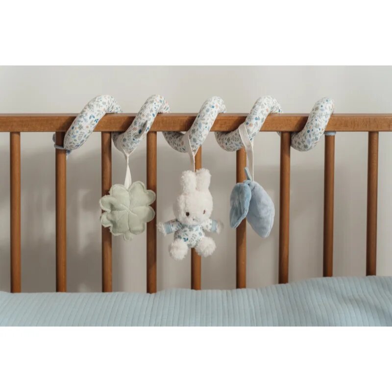 Little Dutch Miffy Fluffy Lucky Leaves Activity Spiral kontrastní závěsná hračka 0 m+ Blue 1 ks