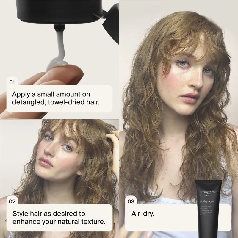 Living Proof Air-Dry Styler stylingový krém proti krepatění 148 ml