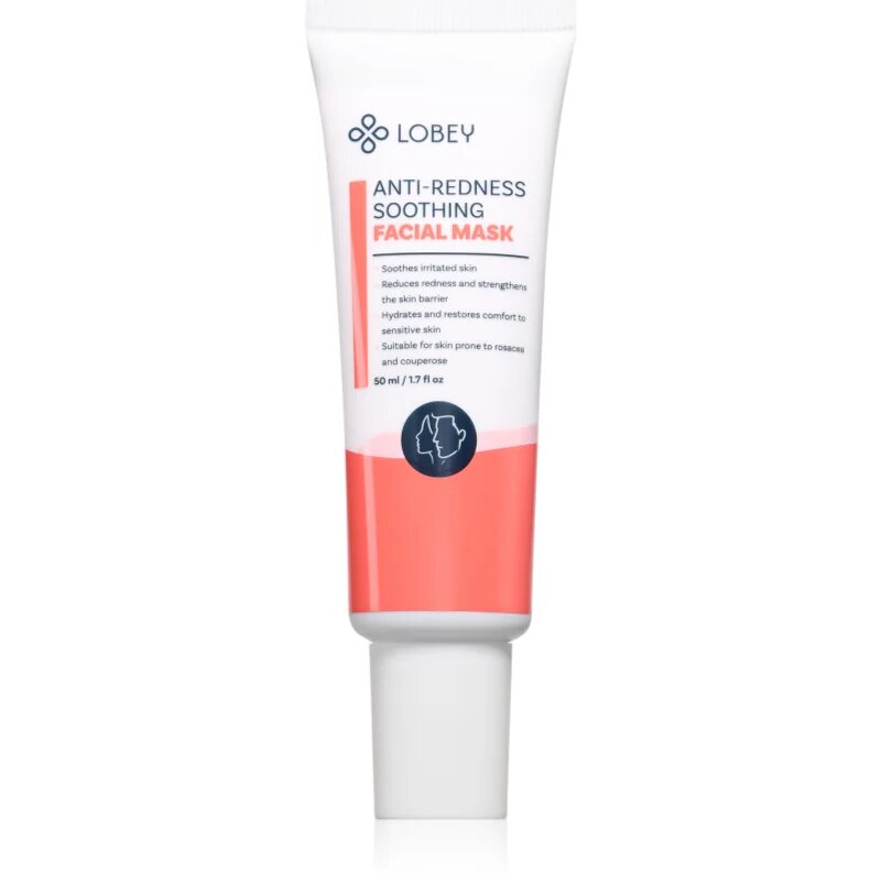 Lobey Anti-Redness Soothing zklidňující pleťová maska proti začervenání pleti 50 ml