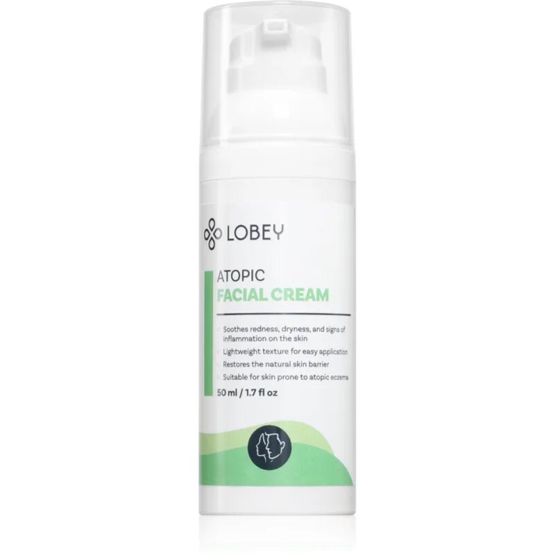 Lobey Atopic hydratační pleťový krém pro suchou až atopickou pleť 50 ml