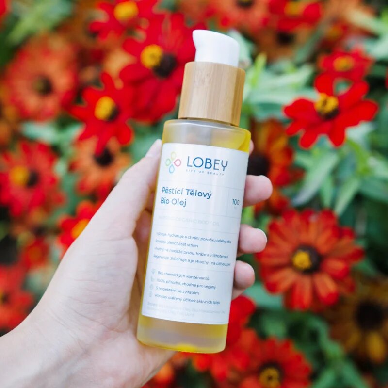 Lobey Body Care pěsticí olej na tělo 100 ml