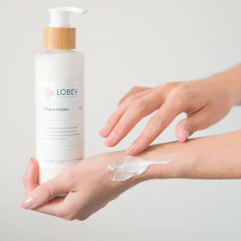 Lobey Body Care Tělové Mléko hydratační tělové mléko 200 ml
