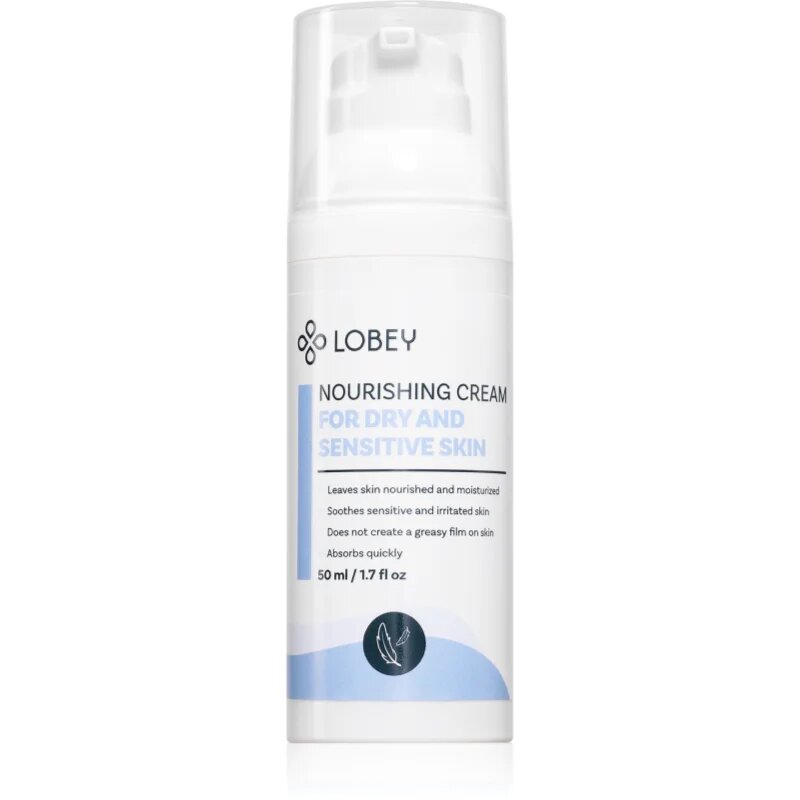 Lobey Face Care Nourishing Cream vyživující krém pro citlivou a suchou pleť 50 ml