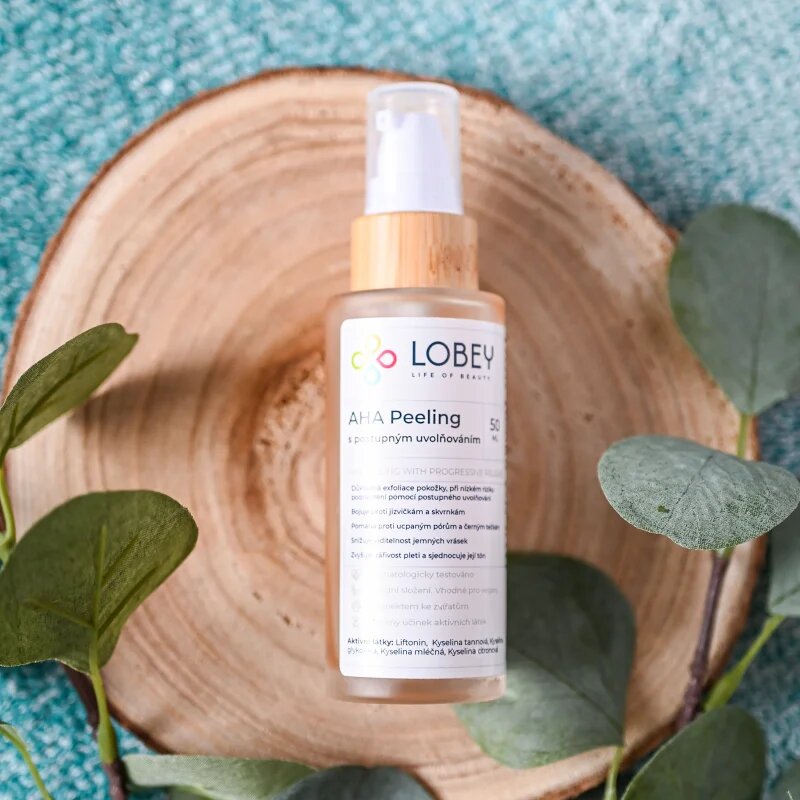 Lobey Skin Care AHA Peeling pleťový peeling s AHA kyselinami 50 ml