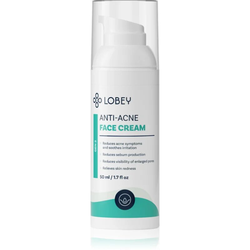 Lobey Skin Care Anti-Acne Face Cream krém na aknózní pleť 50 ml