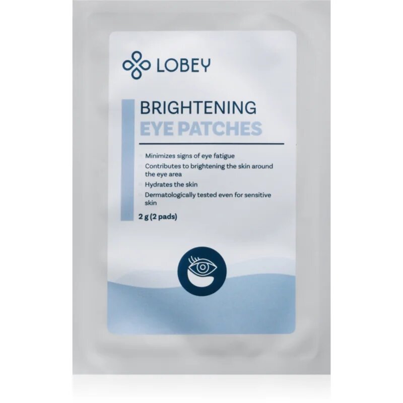 Lobey Skin Care Brightening Eye Patches hydrogelová maska na oční okolí 2 g