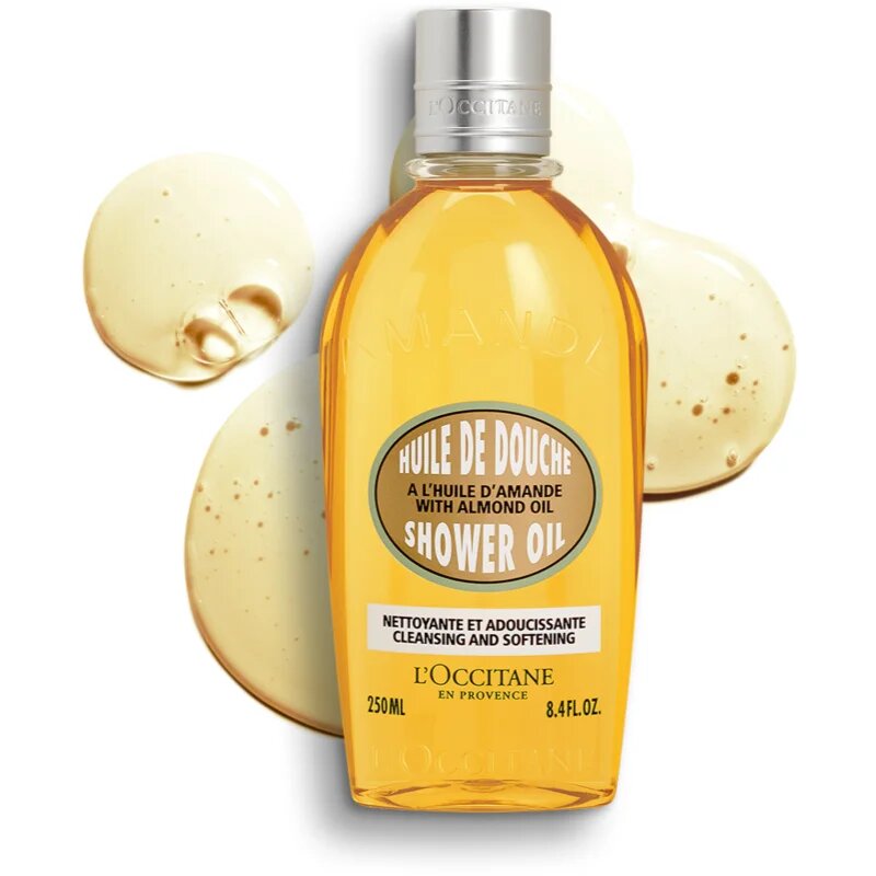 L’Occitane Almond Shower Oil pečující sprchový olej 250 ml