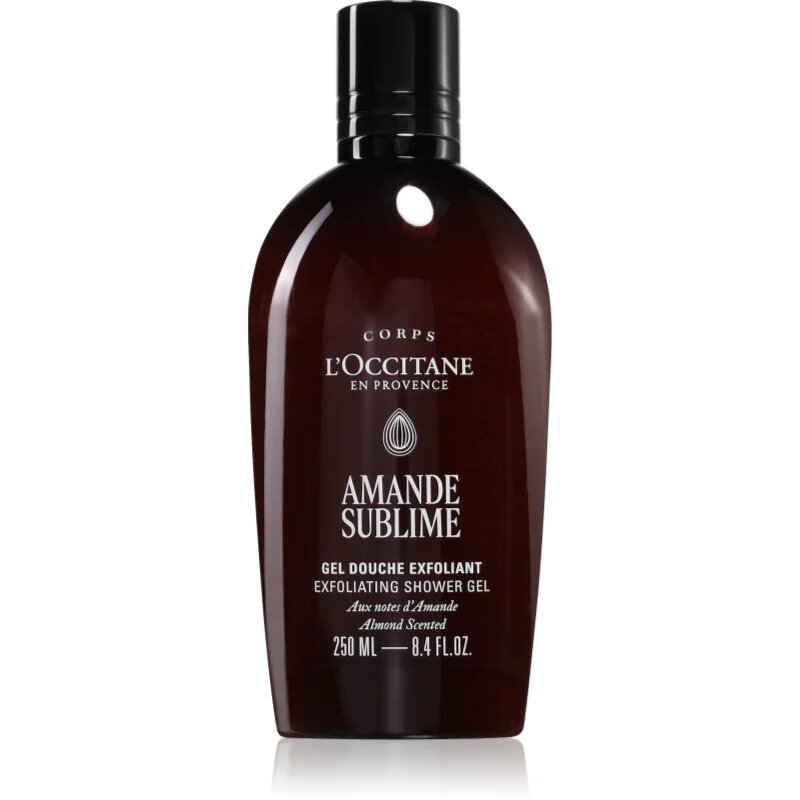 L’Occitane Amande Sublime Exfoliating Shower Gel exfoliační sprchový gel 250 ml
