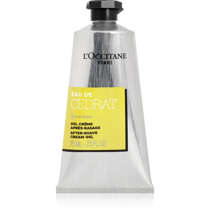L’Occitane Cédrat After-Shave Cream Gel gel po holení se zklidňujícím účinkem 75 ml