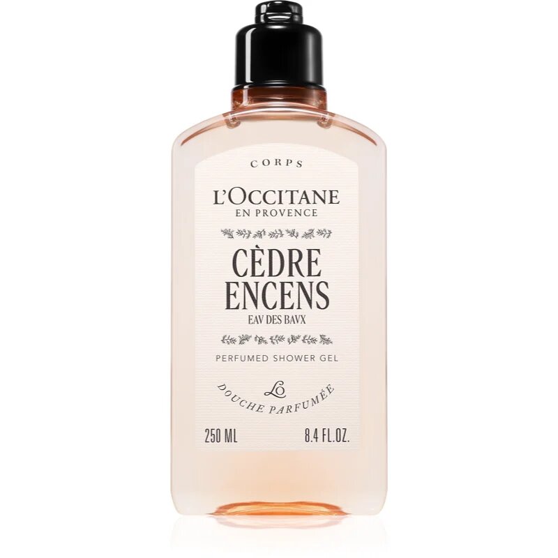 L’Occitane Cèdre Encens Perfumed Shower Gel sprchový gel 250 ml